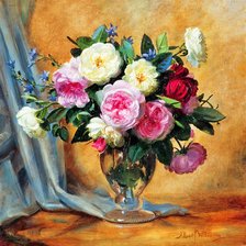 Схема вышивки «Альберт Вильямс. Букет.»