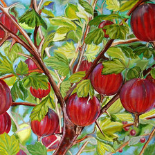 Схема вышивки «крыжовник»