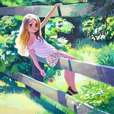 Схема вышивки «Девочка»