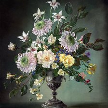 Схема вышивки «Художник Сесил Кеннеди»