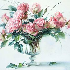 Схема вышивки «Елена Базанова. Букет»