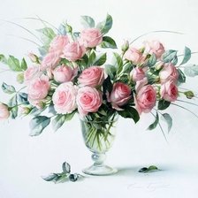 Схема вышивки «Елена Базанова. Букет»