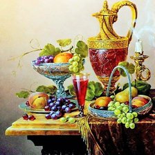 Схема вышивки «Натюрморт. Худ. Александр Варикаш»