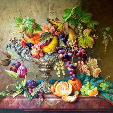 Схема вышивки «Натюрморт. Худ. Святослав Сметанин»