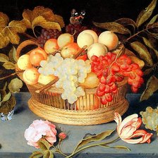 Схема вышивки «Корзина фруктов. Худ. Йоханнес Босхарт»