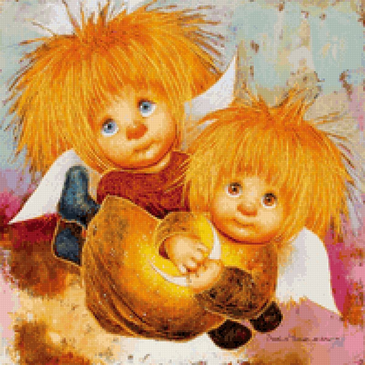 Солнечные ангелы - ангелы, домовята солнечный ангел - предпросмотр