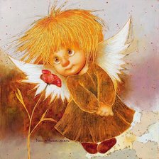 Схема вышивки «Солнечный ангел»