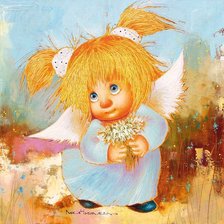 Схема вышивки «солнечный ангел»