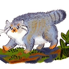 Схема вышивки «Кот»