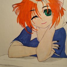 Схема вышивки «Аниме»