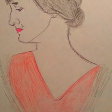 Схема вышивки «Анна Ахматова»