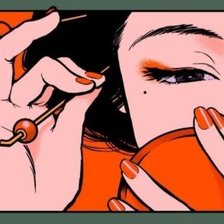 Схема вышивки «Гейша»