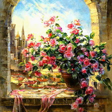 Схема вышивки «Римма Вьюгова. Букет»