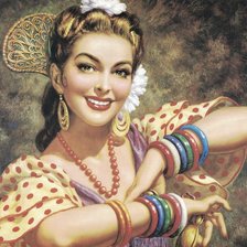 Схема вышивки «Испаночка»