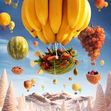 Схема вышивки «КАРЛ УОРНЕР. БАНАНОВЫЙ ШАР»