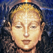 Схема вышивки «ОКТАВИО ОКАМПО. БУДДА»