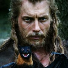 Схема вышивки «Волкодав и верный Мыш»