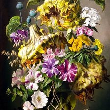 Схема вышивки «Осенний букет»