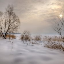 Схема вышивки «Зима»