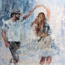 Схема вышивки «Двое»