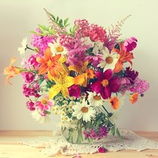 Схема вышивки «Букет»