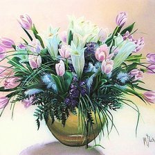 Схема вышивки «Татьяна Чачева. Букет»