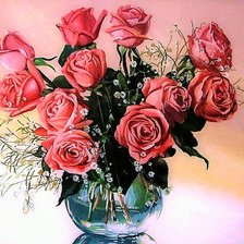 Схема вышивки «Татьяна Чачева. Букет»