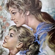 Схема вышивки «счастье-мама рядом»