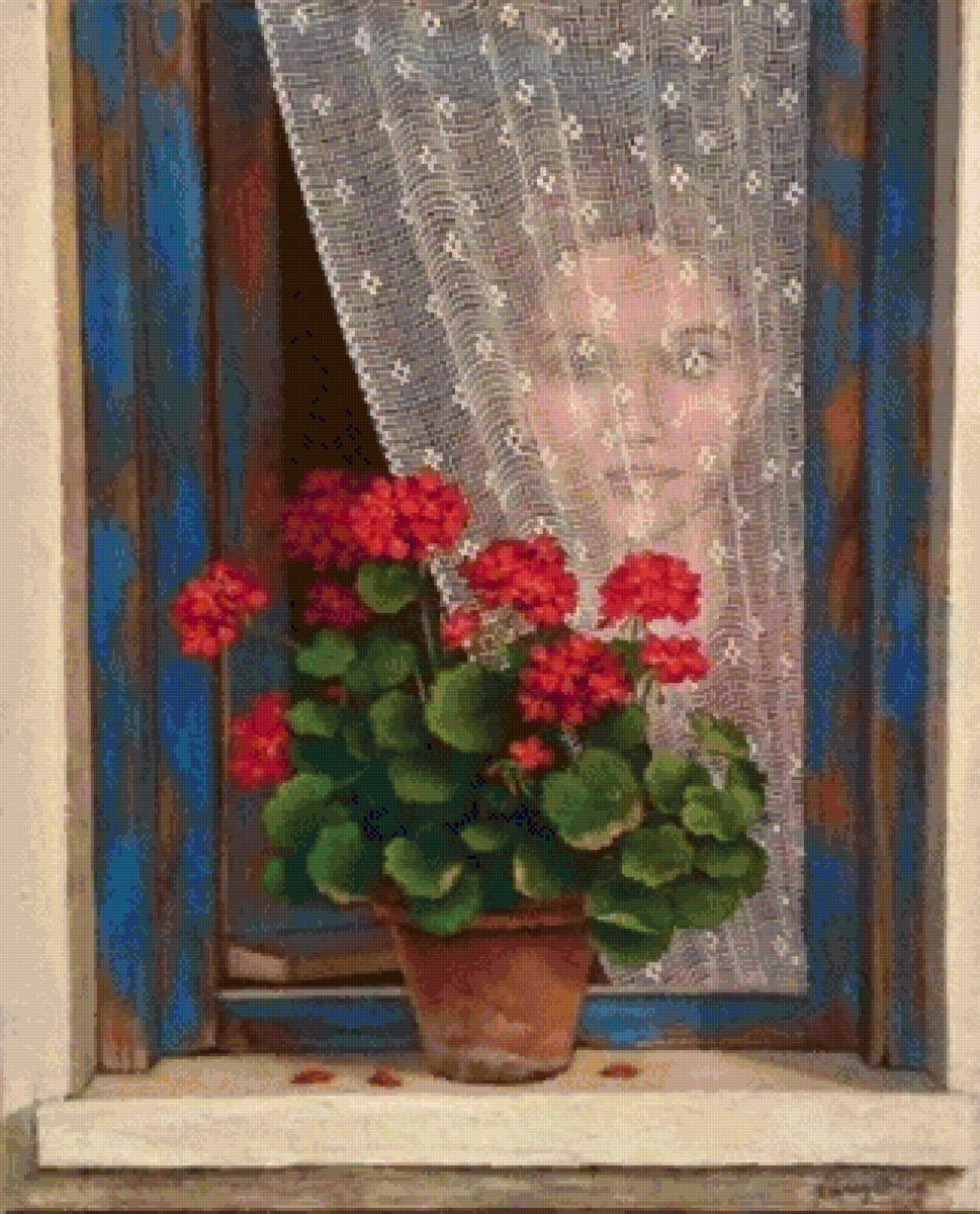 Mujer tras el visillo - предпросмотр