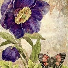 Схема вышивки «Открытка»