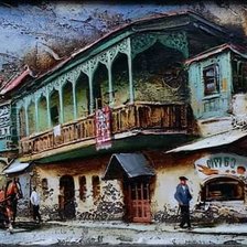 Схема вышивки «Старый Тбилиси»