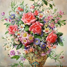 Схема вышивки «Букет»