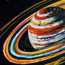 Схема вышивки «сатурн»