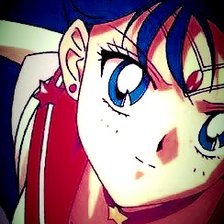 Схема вышивки «Сейлор Марс»