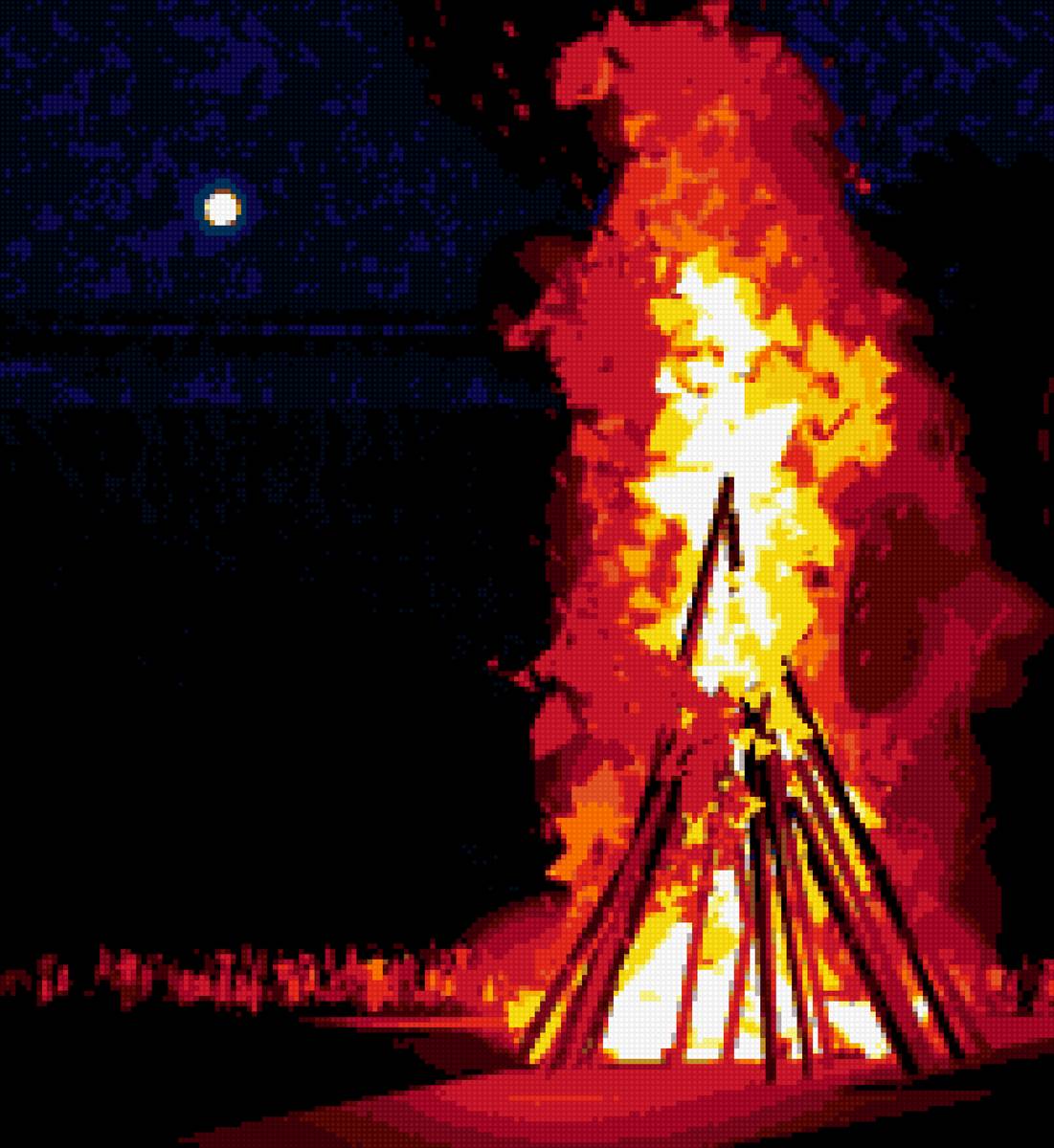 огонь - ночь, огонь - предпросмотр