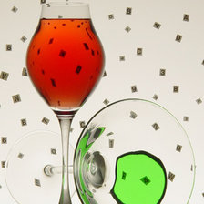 Схема вышивки «креативное стекло 1»