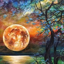 Схема вышивки «Полнолуние»