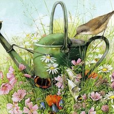 Схема вышивки «Пейзаж»