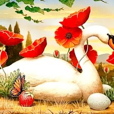 Схема вышивки «По картине Кевина Слоана»