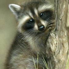 Схема вышивки «Енотик»