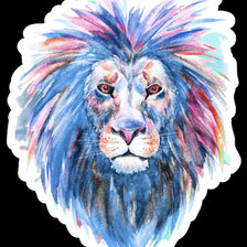 Схема вышивки «Лев»