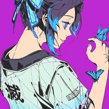 Схема вышивки «аниме»