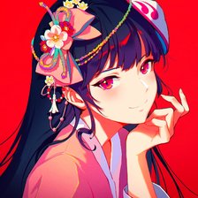 Схема вышивки «аниме»