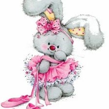 Схема вышивки «Зайка»