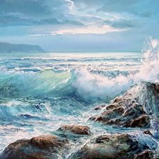 Схема вышивки «Морской пейзаж»