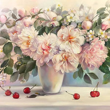 Букет пионов