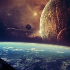 Схема вышивки «4 планеты»