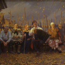 Схема вышивки «Русь, деревня, пнк»