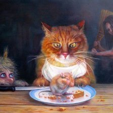 Схема вышивки «Застукали»