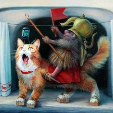 Схема вышивки «Богатырский конь»